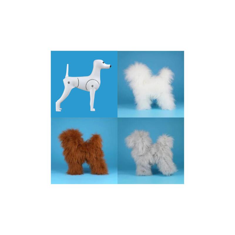 Ensemble CANICHE TOY Model dog et pelisse Haute Densité