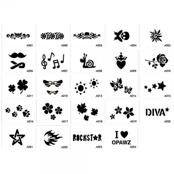 Pochoir Opawz non adhésif en carton (24)